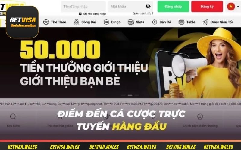 Betvisa là một nền tảng cá cược và giải trí trực tuyến uy tín hàng đầu